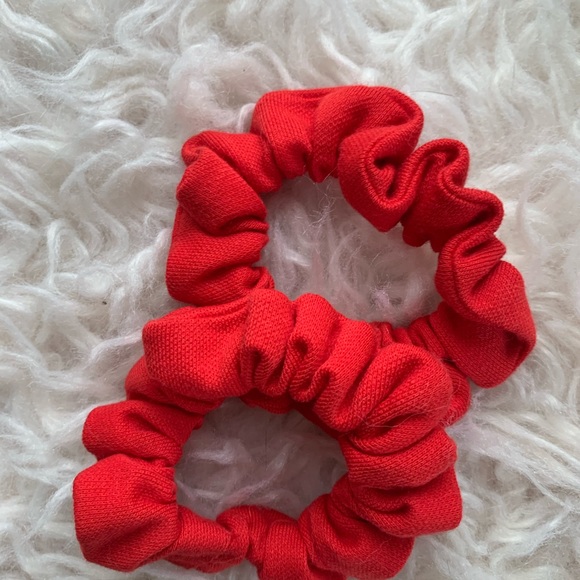 Red Scrunchie - Picture 2 of 2